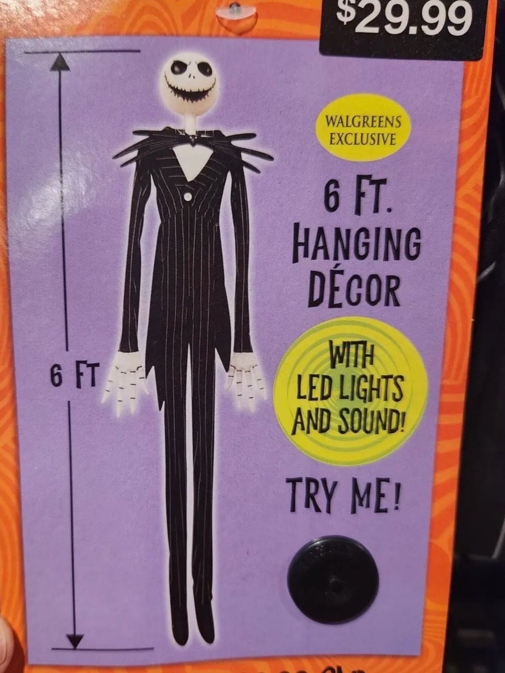 Disney Jack Skellington & Sally Hanging Reapers - Walgreens - Picture 4 of 6